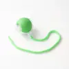 Bola de Brinquedo para Gato que Rola Automaticamente, Bola Móvel Interativa para Brincadeira Autônoma com Corda, Brinquedo de Exercício Recarregável por USB para Filhotes e Gatos de Interior