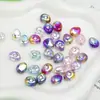 Dingyi Strass Transparente Perlas de Luna Fría Barrocas Perlas Acrílicas Irregulares Galvanizadas con Agujero Pasante Perlas Sueltas Accesorios para Cuentas