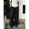 Pantalones Casuales a Cuadros Estilo Retro Americano Transfronterizos para Hombre Verano Perezosos Relajados Holgados Pierna Recta Deportivos Pierna Ancha