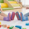 Calcetines Antideslizantes Cuidadosamente Seleccionados, Calcetines de Piso para Niños, Calcetines de Malla a Media Pantorrilla para Padres e Hijos, Calcetines para Primeros Pasos de Bebé, Calcetines para Trampolín, Calcetines para Yoga