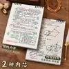 Caderno de Folhas Soltas B5 Flip-Up, Caderno Destacável Confortável de Segurar, Adequado para Estudantes do Ensino Médio, Caderno Moderno para Estudantes do Ensino Fundamental com Páginas Destacáveis