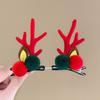 Acessório de Cabeça de Natal Grampo de Cabelo com Galhos Decoração de Fantasia Cosplay Presilha de Cabelo de Rena Acessórios de Cabelo para Fantasia de Festa Fofo