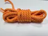 Corda Trançada de Poliéster Xadrez Duas Cores com Núcleo Envolto Corda Redonda 5mm Paracord Série Miu Corda para Pendurar Alto-Falante Corda para Pendurar Bolsa DIY