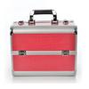 Punto de Fábrica 740 Estuche de Cosméticos Profesional Portátil Estuche de Cosméticos de Dos Niveles Grande Estuche para Uñas Estuche de Aluminio
