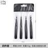 96 pinza para cejas de acero inoxidable pinzas oblicuas color pintura en aerosol depilación de cejas pasta para párpado doble herramienta de maquillaje de belleza pinza para cejas