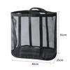 Cesta de ropa sucia para colgar en la pared, bolsa de malla de gran capacidad para ropa sucia, cesta de ropa sucia para baño, cesta de ropa sucia plegable portátil