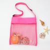 Color Bolsa de Playa para Niños Almacenamiento de Juguetes Bolsa de Malla Bolsa de Conchas Bolsa Cruzada Pequeña para Bebé Bolsa de Malla para Niños