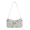 Bolso de Mano Único de Lunares para Mujer 2026 Verano Nuevo Estilo Bolso de Hombro para Viajes Cotidianos Bolso Cruzado Simple de Moda
