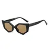Nuevas Gafas de Sol Poligonales Elegantes y Sencillas Transfronterizas para Hombres con un Toque de Alta Gama, Gafas de Sol de Moda Estilo Urbano para Mujeres
