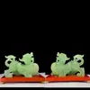 Un Par de Adornos Pixiu Atractores de Fortuna para Entrada de Sala de Estar, Artículos Decorativos para Aperturas de Tiendas, Regalos de Inauguración de Casa, Artesanías al por Mayor