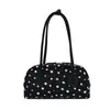 Linda moda de lunares moderna otoño 2026 gran capacidad nueva estilo coreano bolso de hombro bandolera bolso de axila