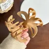 Clip de huevo hueco esmerilado de flor de huevo transfronterizo de alta calidad para el cabello pinza de tiburón pasador Joker flor de cinco pétalos venta al por mayor