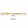 Pala Metálica Pequeña Multicolor de 80 mm Dorada, Plateada, Cobre, Hierro para Tabaco, Cucharita para Medicina, Frasco de Rapé, Cucharita para Tabaco, Cucharita Pequeña para Medicina para Colección y Conmemoración