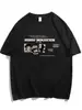 Camiseta Masculina Retro Americana de Manga Curta 2026 Nova Marca Tendência Verão Estilo Hong Kong Ins Solta Casual Meia-Manga Roupa Masculina