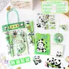 Set de Papelería con Texto Inspirador para Estudiantes, Linda Papelería de Estudio Kapi Panda, Regalo de Recuerdo, Regalo de Recompensa de Alto Valor