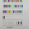 210 Cores 9mm Colorido Poliéster Alta Elasticidade Padrão Espinha de Peixe Único Elástico Slip-On Preguiçoso Sapatos Infantis Cadarços Elásticos