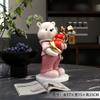 Hulu Fulu Urso Decoração de Mesa tamanho pequeno Cofrinho Gabinete de TV Sala de Estar Decoração Inauguração de Loja presente de inauguração
