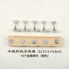 Soporte para Uñas de Práctica Pieza de Ajedrez de Metal Soporte de Exhibición de Madera Estilo Japonés Adsorción Magnética para Uñas Soporte de Tablero de Ajedrez Base de Uña Portátil