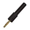 J.20011 Conversión de conector banana con cabezal macho de 2 mm a cabezal hembra de 4 mm, cabezal de linterna chapado en cobre