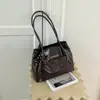 Bolsa Tote de Gran Capacidad Transfronteriza Modelo 2026 Moda de Nicho Hombro Único Estudiante Clase Viaje Diario Bolsas Tote con Personalidad