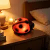 Luz de Noite Joaninha Brilhante, Decoração de Casa de Nicho, Ornamento Luminoso de Resina para Mesa de Cabeceira do Quarto, Artesanato de Resina Peculiar