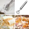 Raspador de Escamas de Peixe de Aço Inoxidável 430 Semeador de Coco Ralador de Frutas Melão Vegetais Gadget de Cozinha Doméstico Transfronteiriço