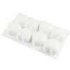 Molde de silicona para mousse de amor de 8 piezas, molde para postre francés, herramienta para hornear gelatina de chocolate para el Día de San Valentín