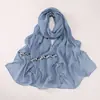 Bufanda de Gasa Transfronteriza con Pedrería y Perlas, Encaje Estilo Pastoral, Pañuelo de Gasa de Minorías Étnicas, Pañuelo de Cabeza Africano