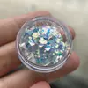 Pó Brocado Nuvem para Nail Art de Celebridade da Internet, Cor Ultra-Fada Sonhadora Aurora Deslumbrante, Pó Opalino Sonhador Iridescente Ultra-Fino, Pó de Veludo para Unhas