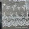 Tejido de encaje jacquard elástico para vestidos, tejido de encaje arrugado para ropa, fabricante de tejido de encaje de verano