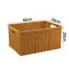 Gabinete de Cesta de Almacenamiento Minimalista Estilo Japonés Caja de Almacenamiento de Plástico Tejido Organizador de Escritorio para el Hogar Juguetes Varios Cesta de Almacenamiento