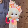 Chaveiro Pingente de Boneca de Pelúcia Desenho Animado Casal Fofo Carro Mochila Escolar Pingente de Chaveiro Presente Venda por Atacado