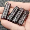 Cuentas con Patrón de Ágata Negra y Roja Passepartout Jade Cuentas Sueltas Cuentas Barril de Calcedonia Plana Pulsera Collar Accesorios de Joyería Cuentas