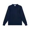 Sudadera de Algodón Pesado de Moda Ropa de Trabajo Holgada Cuello Redondo Manga Larga Ropa de Trabajo Uniforme de Grupo Uniforme de Clase Camisa Cultural con Logo Impreso