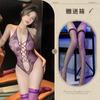 Body de encaje con cuello halter de nuevo estilo, sin necesidad de quitarlo, transparente en la cintura, ajustado, lencería sexy para mujer, tentador y revelador