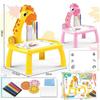 Brinquedo de Pintura de Projeção de Veado Transfronteiriço Quadro de Escrita e Desenho Quadro de Escrita Multifuncional Infantil Quadro de Desenho de Projeção Luminoso Novo Produto