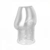 Funda Mágica Invisible para Pene Colmillos de Lobo Funda Extensión para Juguete Sexual Masculino Extensión Transparente de Cristal Juguete Sexual para Adultos