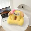 Almohada de siesta de dibujos animados linda con forma de corazón de niña japonesa oficina felpa Doble cara de seda de hielo almohada para dormir estudiante almohada para dormir
