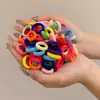 Diademas Elásticas para Niñas, Gomas para el Cabello de Alta Elasticidad, Cuerdas para el Cabello de Bebé que No Dañan el Cabello, Buena Elasticidad, Gomas Elásticas para Niñas Pequeñas