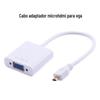 Cabo adaptador micro hdmi para vga micro hdmi para vga sem áudio conversor HD 1080p