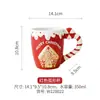 Conjunto de Louças de Cerâmica Temático de Pão de Gengibre de Natal, Adequado para Festas de Feriado, Restaurantes e Hotéis, Fornecimento Direto da Fábrica de Origem