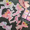 Broche acrílico de dibujos animados, lindo anime de One Piece, insignia de la Pantera Rosa Blanca Grande, accesorios para niños, parche para teléfono móvil