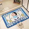Alfombra Antideslizante de Tierra de Diatomeas Crayon Shin-Chan para Baño, Entrada del Hogar, Felpudo Resistente a la Suciedad, Alfombra Antideslizante al por Mayor para Baño