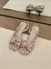 Tacones Altos Chuyuji: Sandalias Florales Pequeñas y Transparentes para Mujer, Nuevo Estilo Francés de Verano 2026, Tacones Finos Elegantes para Combinar con Faldas