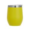 Taza Mini de Cáscara de Huevo de 12 oz Transfronteriza Acero Inoxidable 304 Portátil Vaso Termo para Coche Hogar Vaso para Vino Tinto en forma de U con logo