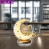 Impresión Plana Transfronteriza 2D Plano Rotación de 360 Grados Escena de Nieve Casa de Pingüinos Decoración de Escritorio Interior y Exterior Festival
