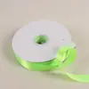 Fita Verde Fluorescente de 12345 cm de Largura Fita Fita de Seda Fita de Tecido Decoração de Feriado de Natal Casamento Artesanal