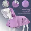 Impermeable Personalizado para Perro Nuevo Impermeable para Perro Botón a Presión Capa Ajustable Ligero Reflectante Impermeable para Mascotas
