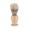 Doméstico Homens Barba Escova Barba Homens Limpeza Escova de cabelo macio Nylon Puxador de madeira Escova de barba Escova de bolhas