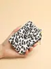 Fabricante Original Transfronteiriço Estampa de Leopardo Porta-Cartões com Múltiplos Slots Carteira de Moedas com Zíper Porta-Cartões Portátil Pingente de Chave Atacado Personalização